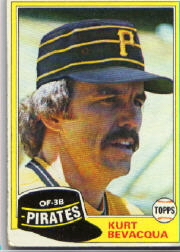 1981 Topps Baseball Cards      118     Kurt Bevacqua